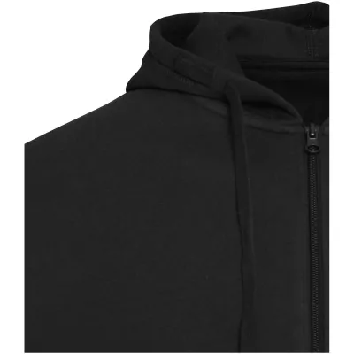 Jasper bluza unisex z kapturem z materiału organicznego pochodzącego z recyklingu z certyfikatem OCS, o gramaturze 280 g/m² - Czarny (39666-BLACK)