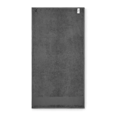 Ręcznik do rąk bawełniany 380 g/m² 50x100 cm ISLAND 50 - Kamienny Szary (MO2765-15)