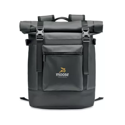 Plecak rolltop z tarpauliny JAYA BAG - Czarny (MO6939-03)