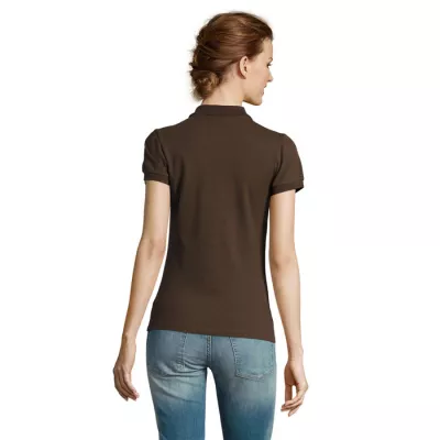 Koszulka polo damska piqué 210 g/m² Sol's PEOPLE - Chocolate (S11310-CH)