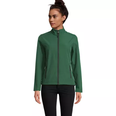Kurtka softshell damska 2-warstwowa Sol's RACE WOMEN - Ciemno-Zielony (S01194-BO)