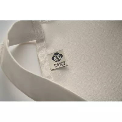 Fartuch z bawełny organicznej 240 g/m² GAMMA - Zgaszona Biel (MO2249-43)
