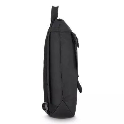 Plecak na laptopa rPET 600D Navi 36 x 40 x 10 cm - czarny (LT95397-N0002)