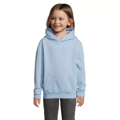 Bluza dziecięca z kapturem 280 g/m² Sol's SLAM KIDS - Blekitny (S13255-SK)