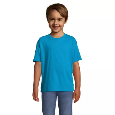 Koszulka dziecięca 150 g/m² Sol's REGENT KIDS - Aqua (S11970-AQ)