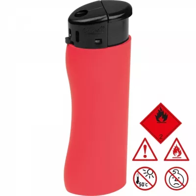Zapalniczka plastikowa ANATOL - czerwony (9377705)