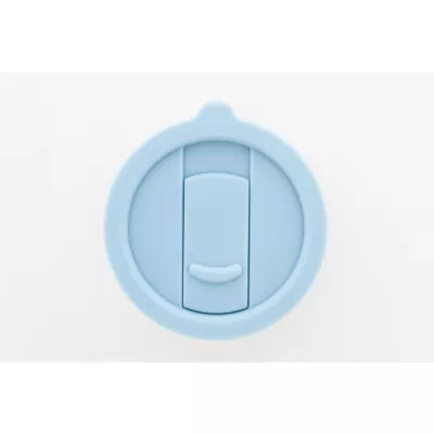 Ceramiczny kubek podróżny pokryty silikonem Liberica 300 ml - jasnoniebieski (AP800549-06V)