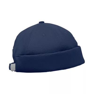 Czapka docker ze szczotkowanej bawełny 260 g/m² DOCK - Niebieski (MO2923-04)