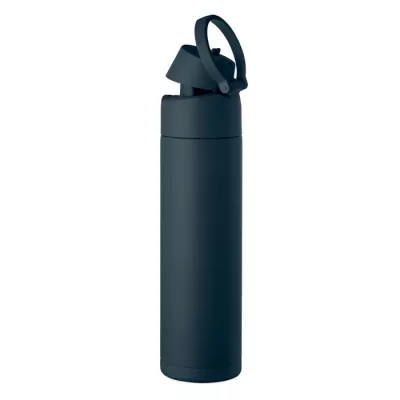 Butelka termiczna ze słomką 2 w 1 500 ml TOIEN TWO - Francuski Granat (MO2988-85)