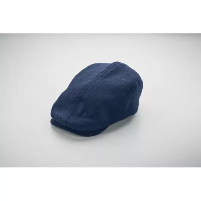 Czapka kaszkiet melanżowa 335 g/m² BLIND PEAK - Niebieski (MO2966-04)