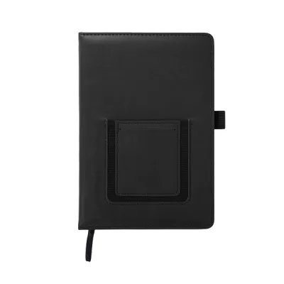 Notes z kieszonką na telefon Eibar - czarny (R64248.02)