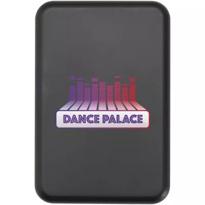 Acrab magnetyczny bezprzewodowy powerbank o pojemności 5000 mAh i mocy 15 W z technologią PD 20 W — wykonany z tworzyw sztycznych pochodzących z recyklingu. - Czarny (12444190)