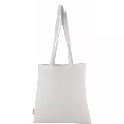 Torba bawełniana z długimi uszami 180g/m2 z materiałów z recyklingu GLEN - biały (6469806)