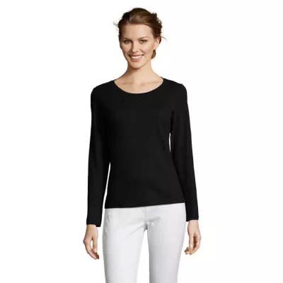 Longsleeve damski 150 g/m² Sol's MAJESTIC - Deep Black (S11425-DB)