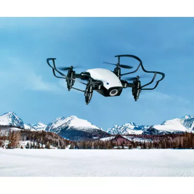 Dron składany z kamerą Wi-Fi DRONIE - Bialy (MO9379-06)