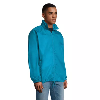 Wiatrówka unisex z kapturem 210 g/m² Sol's SHIFT - Aqua (S01618-AQ)