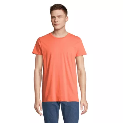 Koszulka męska organiczna 150 g/m² Sol's CRUSADER MEN - Pop Orange (S03582-PO)