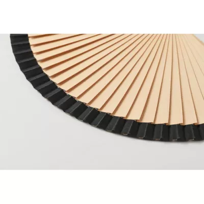 Wachlarz drewniany z 34 żebrami WOODFAN - Czarny (MO2883-03)
