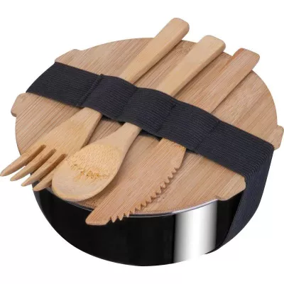 Lunch box GRAZ 700 ml - czarny (543303)