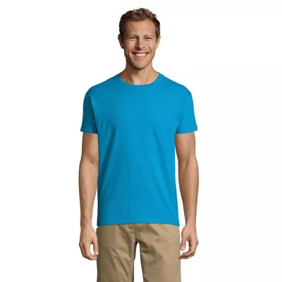 Koszulka męska bawełniana 190 g/m² Sol's IMPERIAL - Aqua (S11500-AQ)
