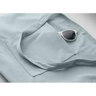 Torba sztruksowa duża z zamkiem 220 g/m² CORDY G - Baby Blue (MO2875-66)