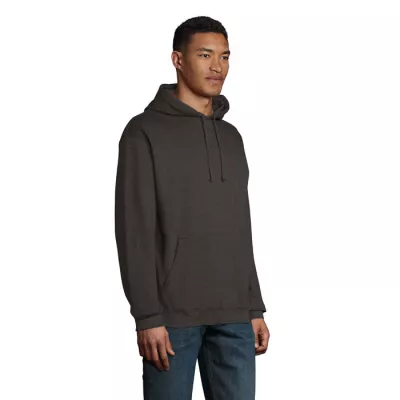 Bluza unisex z kapturem 280 g/m² Sol's CONDOR - Charcoal Melange (S03815-CE)