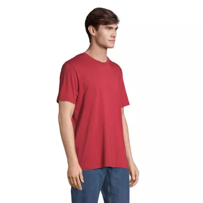 Koszulka unisex organiczna 175 g/m² Sol's LEGEND - Folk Red Twin (S03981-FR)