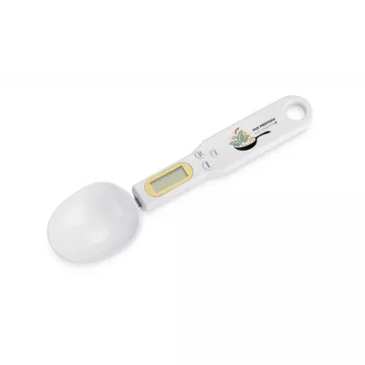 Łyżka z wagą elektroniczną SPOONI - biały (16254-01)