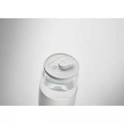 Kubek szklany borokrzemowy ze słomką 550 ml BOROSIP - Bialy (MO2506-06)