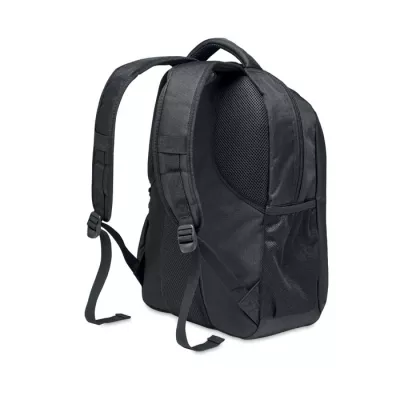 Torba na laptopa 15" z poliestru 1680D MACAU - Czarny (MO8399-03)