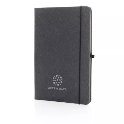 Notatnik A5, skórzana okładka - szary (P774.202)