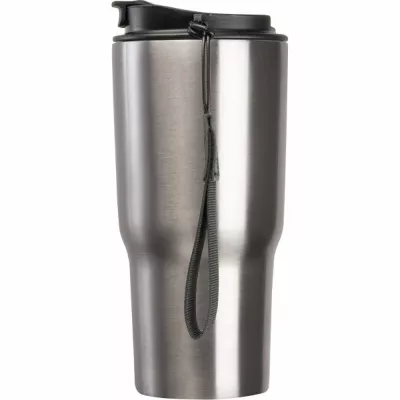 Kubek termiczny 550 ml ze stali z recyklingu DANA - szary (8523907)