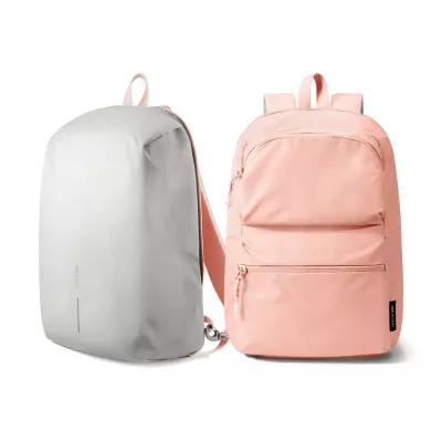 Plecak 2 w 1 - pink, grey (P706.3314)