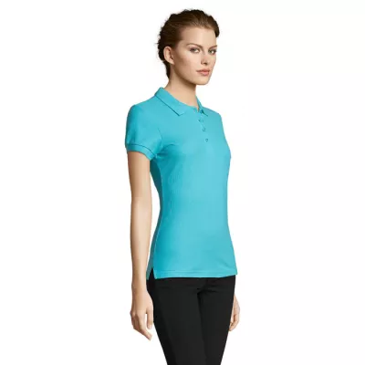 Koszulka polo damska piqué 210 g/m² Sol's PEOPLE - Niebieski Atol (S11310-AL)
