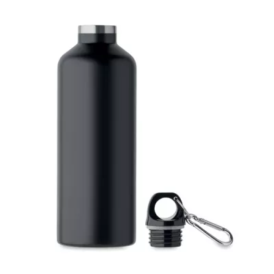 Butelka termiczna z karabińczykiem 500 ml CARABI - Czarny (MO2336-03)