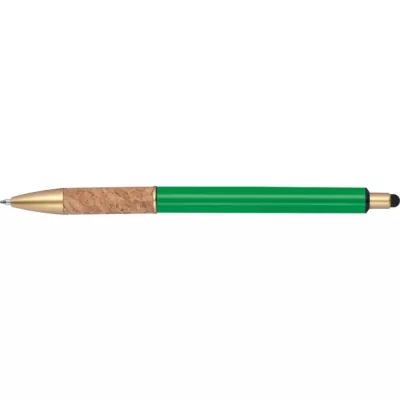 Długopis metalowy touch pen CAPRI - zielony (369009)