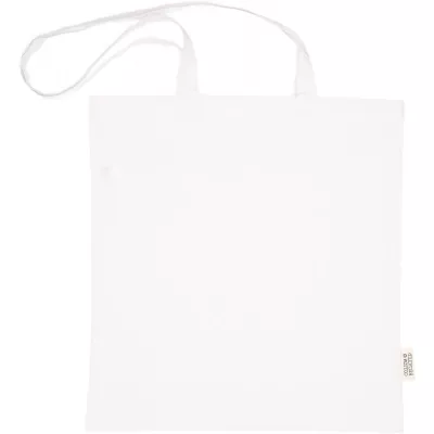 Torba bawełniana z długimi uszami 180g/m2 z materiałów z recyklingu GLEN - biały (6469806)