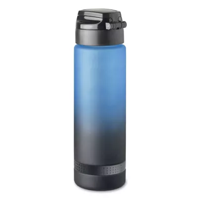 Butelka sportowa z RPET 1000 ml LEVEL - Niebieski (MO2409-04)