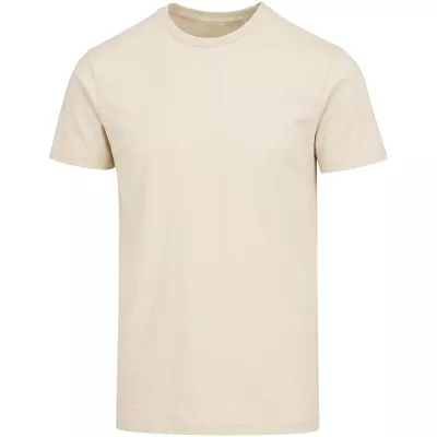 Balfour organiczna koszulka unisex o gramaturze 200 g/m² z krótkim rękawem i certyfikatem OCS - Sandstone (39557-SANDSTON)