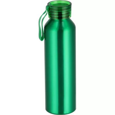 Butelka z aluminium z recyklingu CORK 600 ml - zielony (424709)