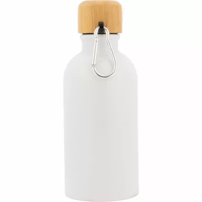 Butelka metalowa 400 ml MARILYN - biały (8497206)