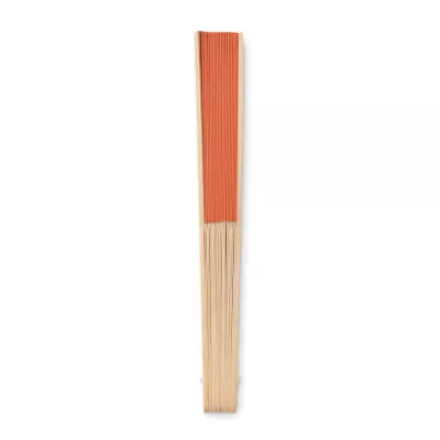 Wachlarz bambusowy z papierem FANNY PAPER - Pomaranczowy (MO6828-10)