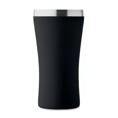 Kubek termiczny ze stali z recyklingu 160 ml OZ - Czarny (MO2326-03)