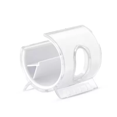 Podstawka na telefon plastikowa STANDIX - Bialy (MO7937-06)