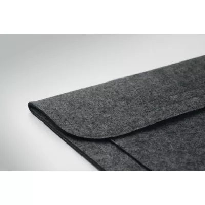 Etui na laptopa 15" z filcu RPET POUCHLO - Kamienny Szary (MO9818-15)