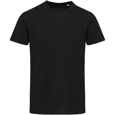 Balfour organiczna koszulka unisex o gramaturze 200 g/m² z krótkim rękawem i certyfikatem OCS - Czarny (39557-BLACK)