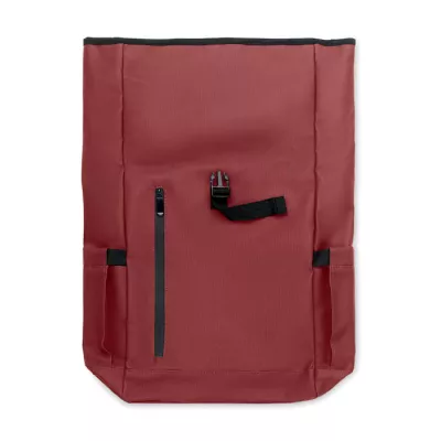 Plecak rolltop na laptop RPET 600D BANGKOK ROLL - Burgund (MO2643-02)