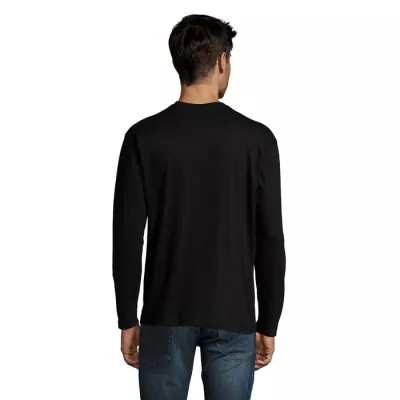 Koszulka męska z długim rękawem 150 g/m² Sol's MONARCH - Deep Black (S11420-DB)