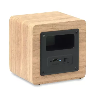 Głośnik bezprzewodowy z MDF 3W SONICONE - Drewna (MO9084-40)
