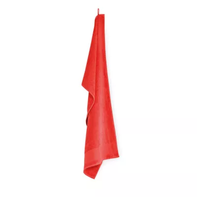 Ręcznik do rąk bawełniany 380 g/m² 50x100 cm ISLAND 50 - Czerwony (MO2765-05)